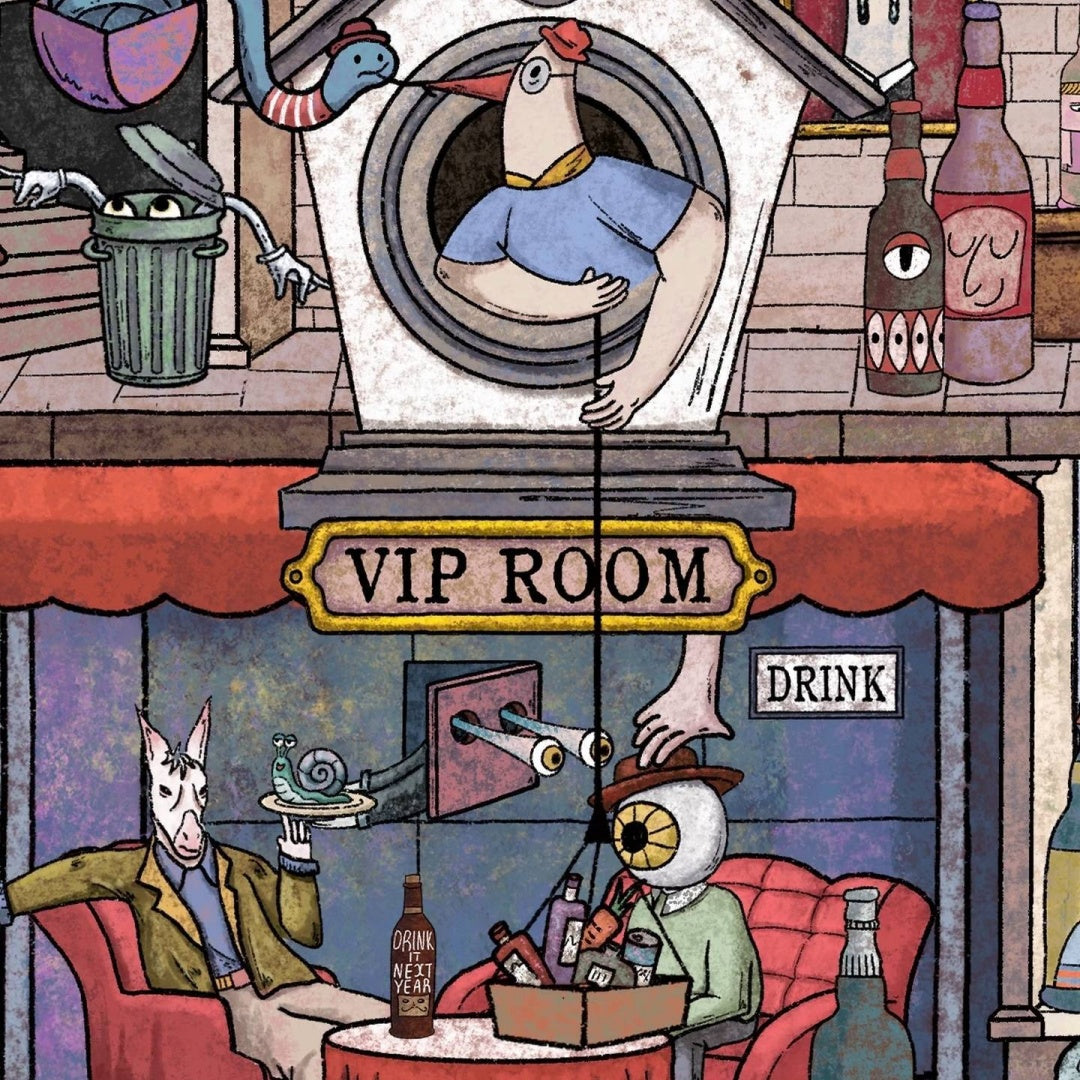 Under the Dim Light 3D Sticker | 2 Cute Miniature Scenes