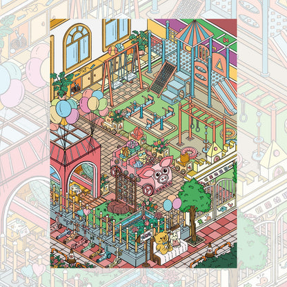 Candy Kindergarten 3D Sticker