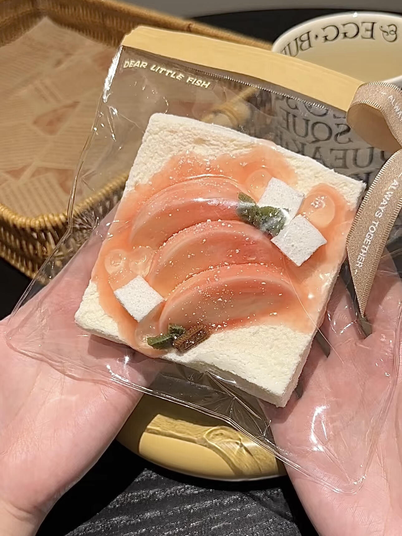 Ice Cream Fruit Toast Squishy