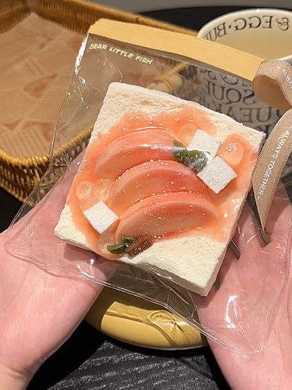 Ice Cream Fruit Toast Squishy