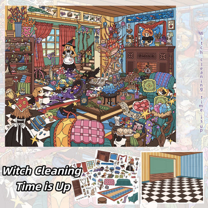 Daylight Dreams 3D Sticker | 4 Cute Miniature Scenes