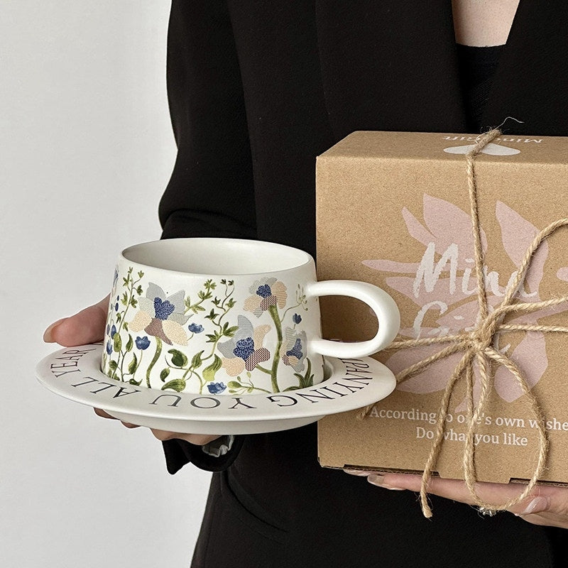 Blooming Lily of the Valley Ceramic Mug