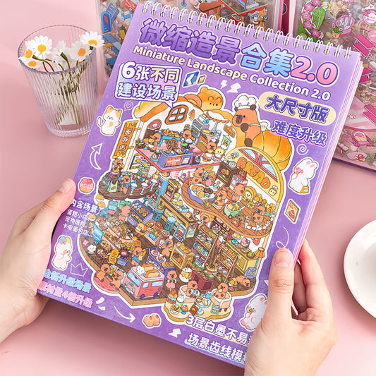 Paws Town 3D Sticker Book