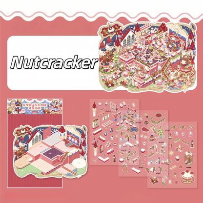 Storybook Worlds 3D Sticker | 3 Cute Miniature Scenes
