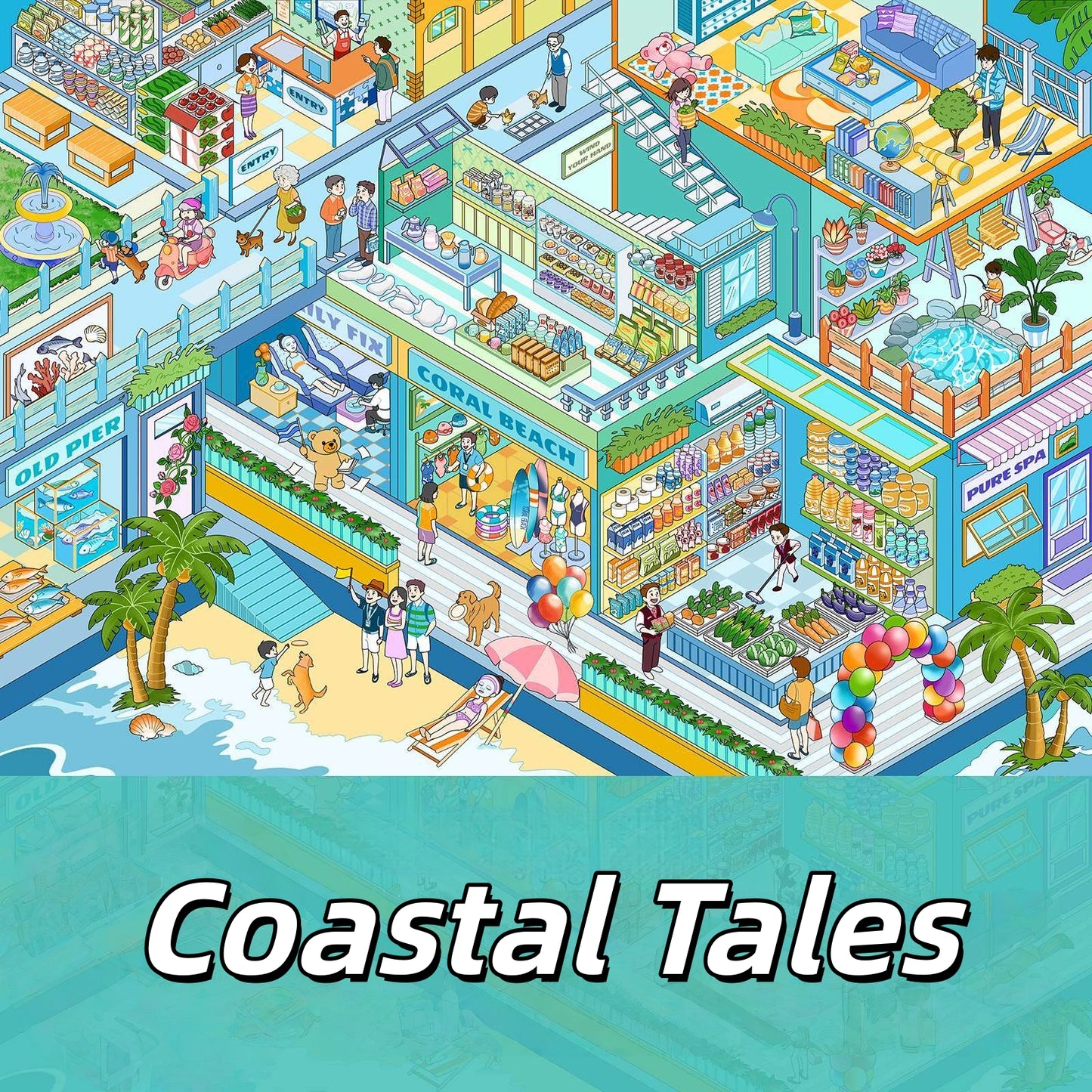 Cozy Spots 3D Sticker | 3 Cute Miniature Scenes