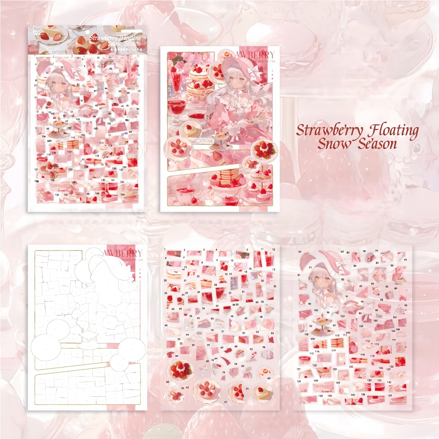 Rhythmic Film 3D Sticker | 4 Cute Miniature Scenes