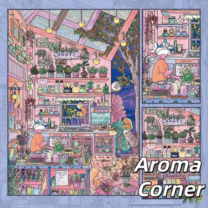 Whimsical Life 3D Sticker | 5 Cute Miniature Scenes