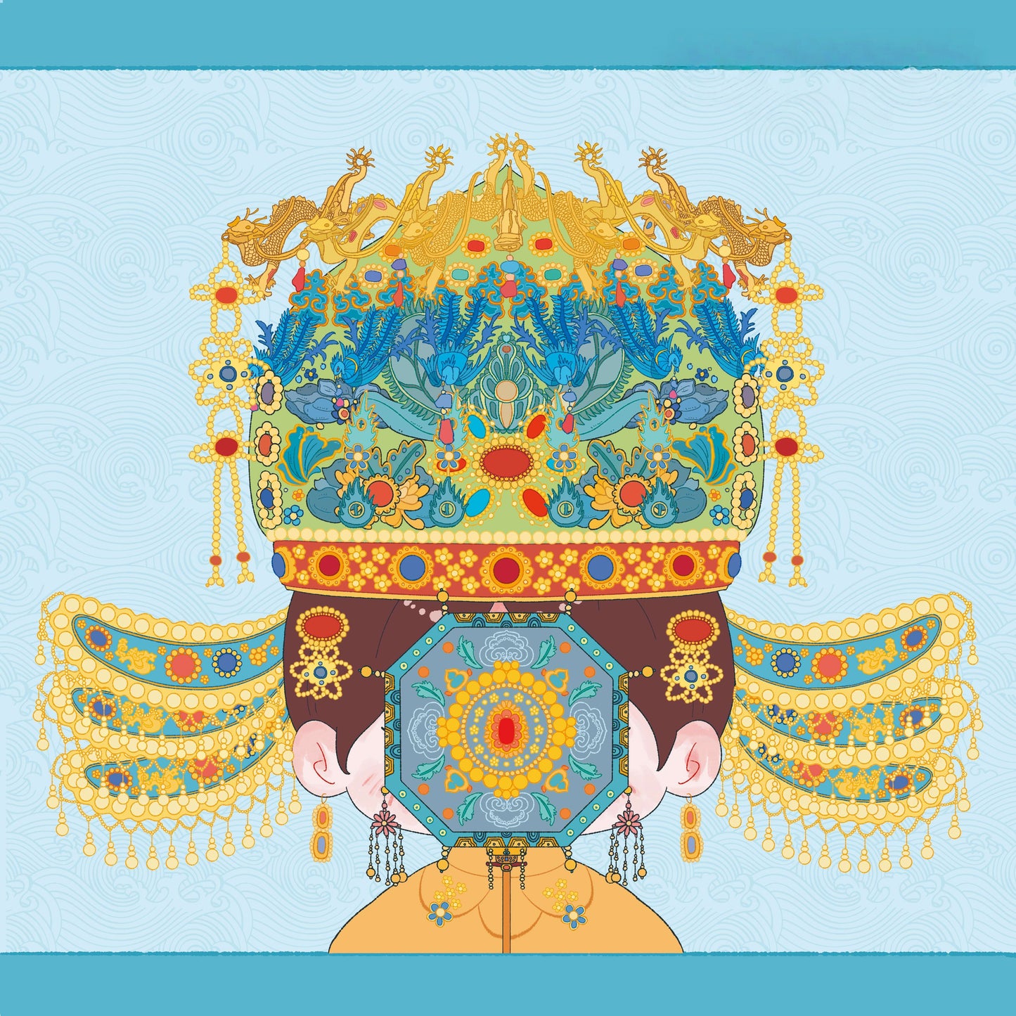 Intangible Cultural Heritage 3D Sticker | 3 Cute Miniature Scenes