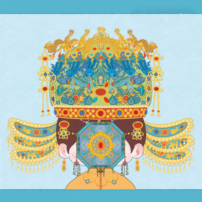 Intangible Cultural Heritage 3D Sticker | 3 Cute Miniature Scenes