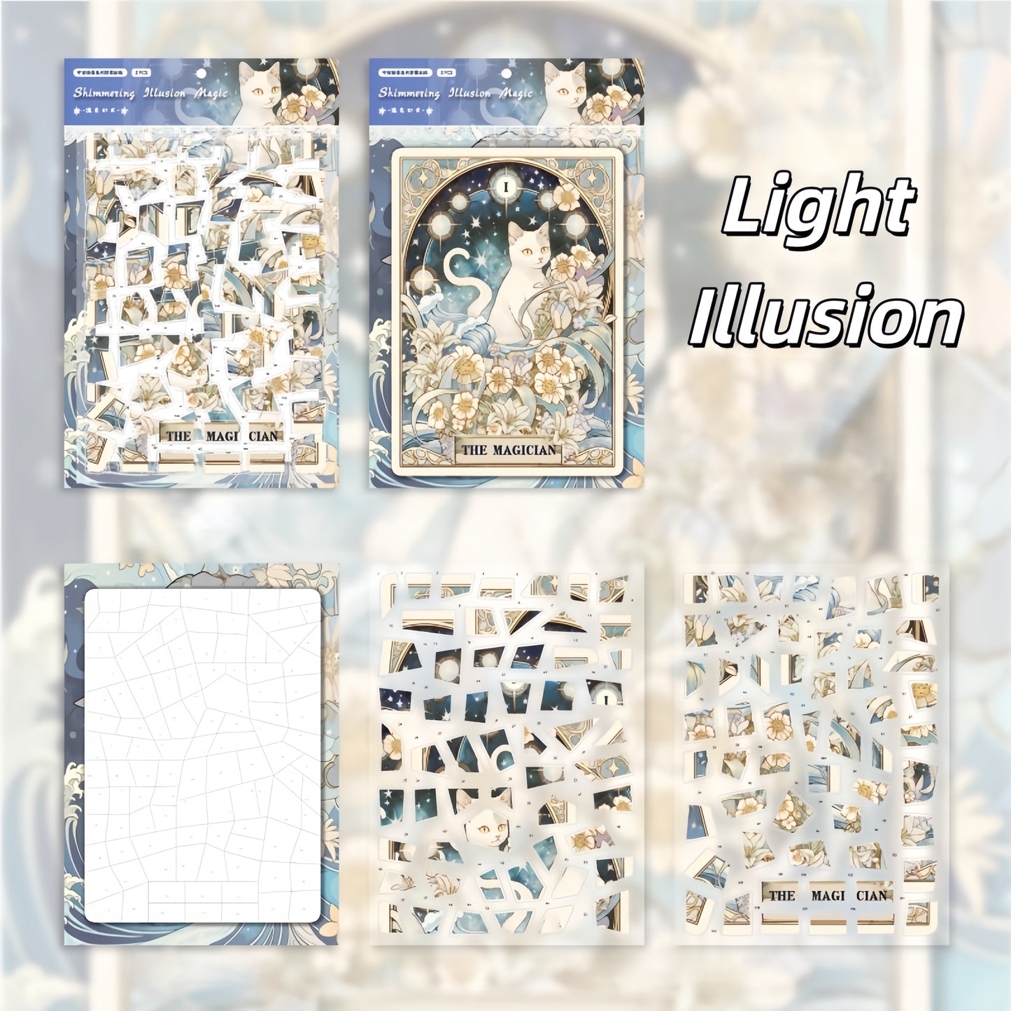 Cosmic Whispers 3D Sticker | 3 Cute Miniature Scene