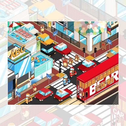 A Trip to Hong Kong 3D Sticker