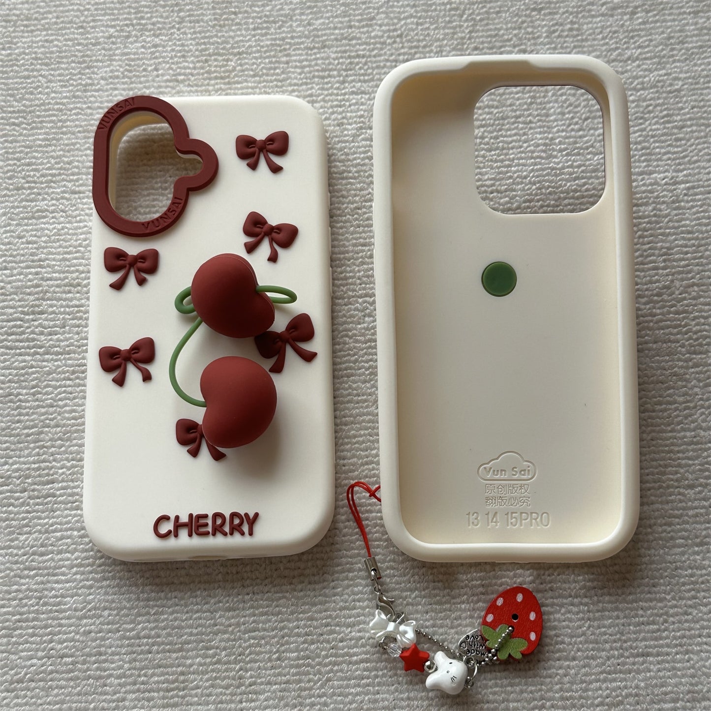 Shaking Cherry Silicone Phone Case
