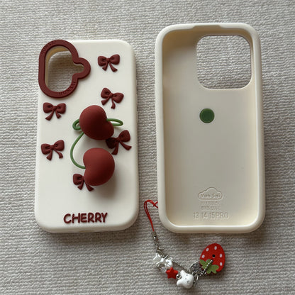 Shaking Cherry Silicone Phone Case