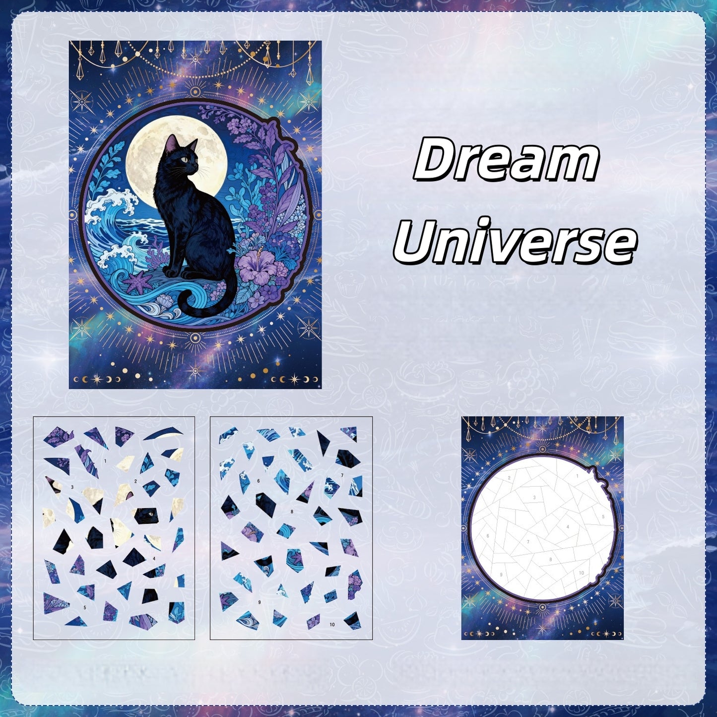 Shrine Glow 3D Sticker | 4 Cute Miniature Scene