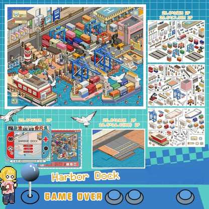 Travel Quest 3D Sticker | 5 Cute Miniature Scenes
