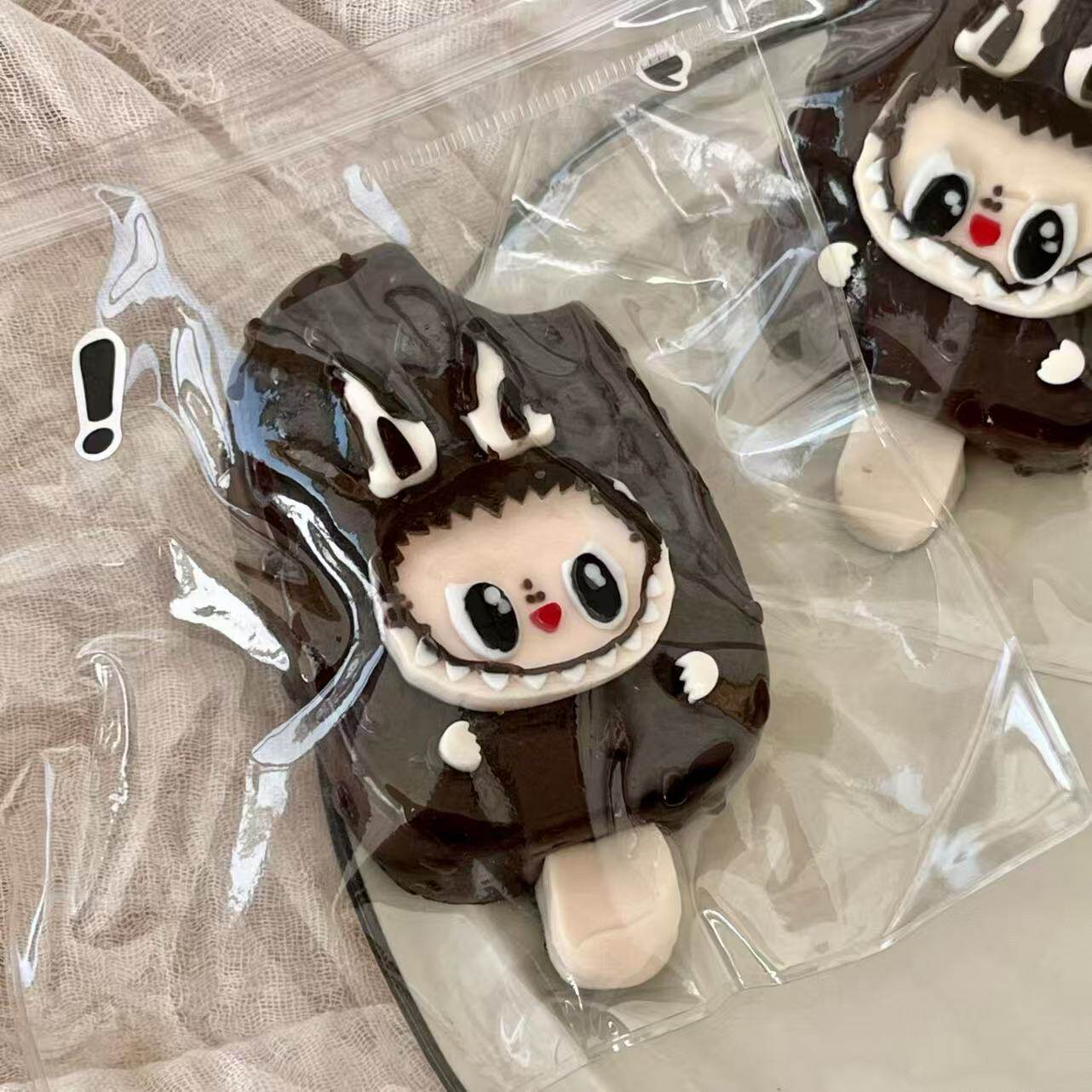 Labubu Dark Chocolate Ice Cream Bar Squishy