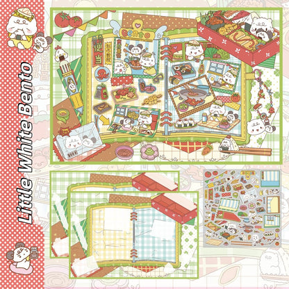 Warm Bites 3D Sticker | 7 Cute Miniature Scenes