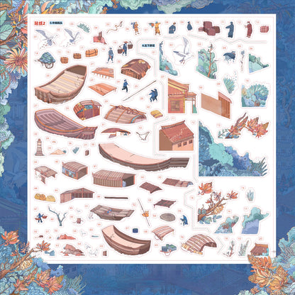 Tiny Realms 3D Sticker | 3 Cute Miniature Scenes