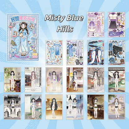 Pretty Girl Dress Up 3D Sticker Book