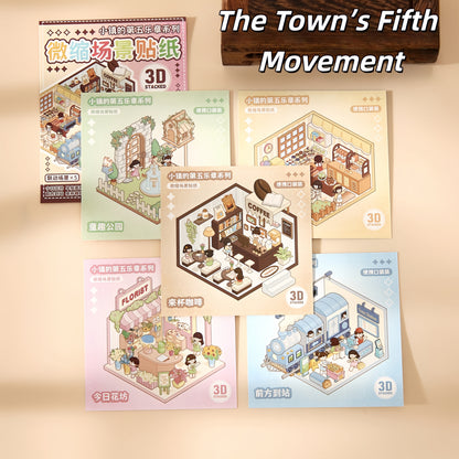 Ancient Chinese Architecture 3D Sticker Book