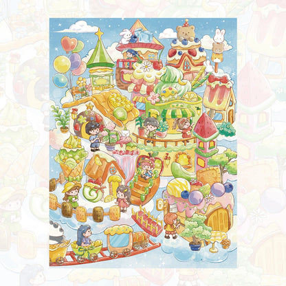 Ice Cream Town 3D Sticker