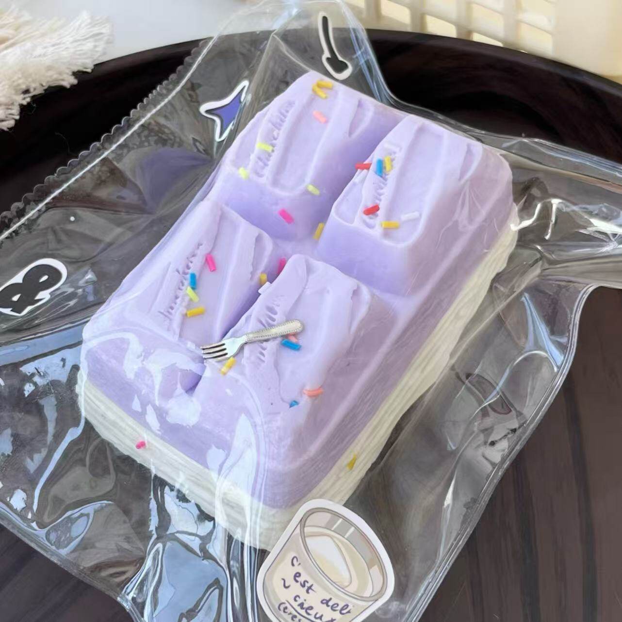Taro Raw Chocolate Squishy