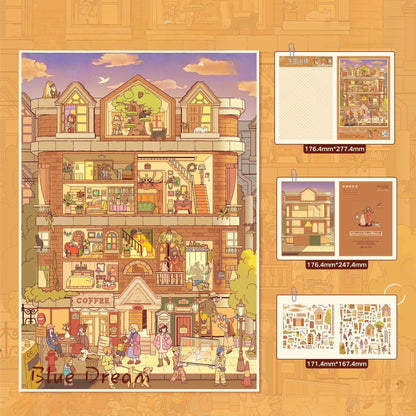 Freeze the Moment 3D Sticker | 5 Cute Miniature Scenes