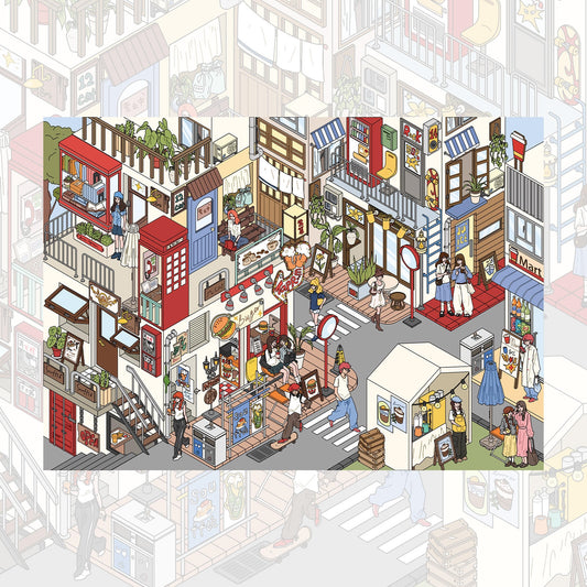 A Corner of the Street 3D Sticker