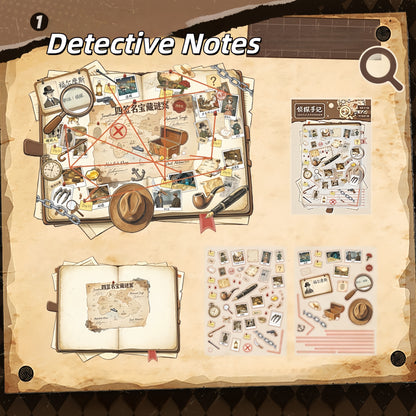 Exploration Notes 3D Sticker | 2 Cute Miniature Scenes