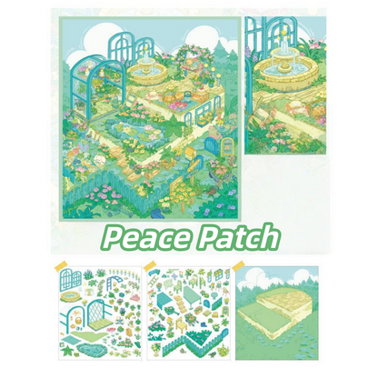 The Introvert's Haven 3D Sticker | 2 Cute Miniature Scenes