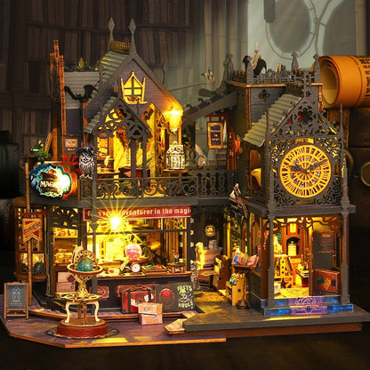 Hogwarts Magic Castle DIY Miniature House - English Instructions