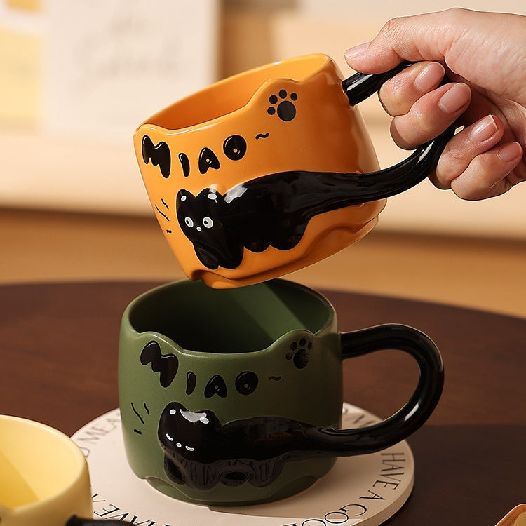 Black Kitty Ceramic Mug