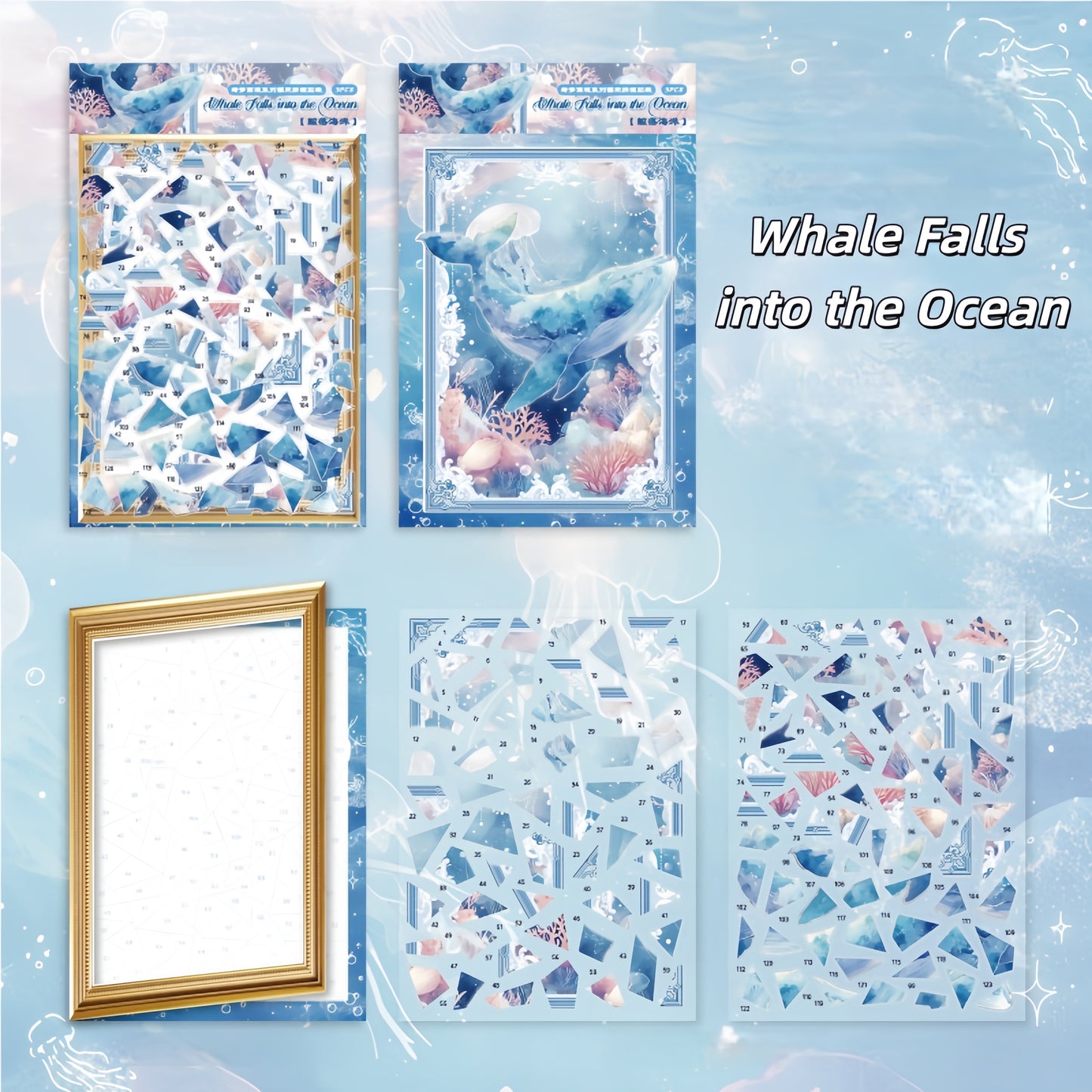 Dreamlike Painting Realm 3D Sticker | 3 Cute Miniature Scenes