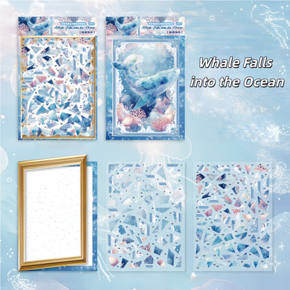 Dreamlike Painting Realm 3D Sticker | 3 Cute Miniature Scenes