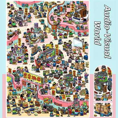 People Everywhere 3D Sticker Book