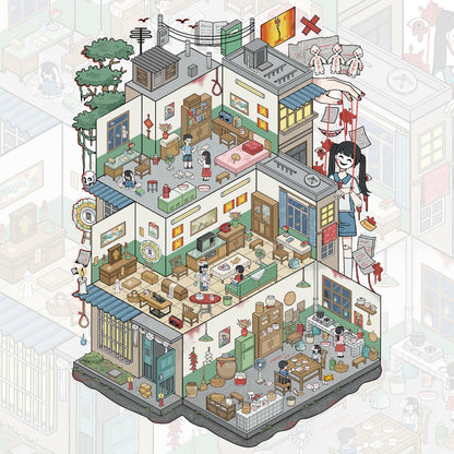 Chinese-style Education 3D Sticker