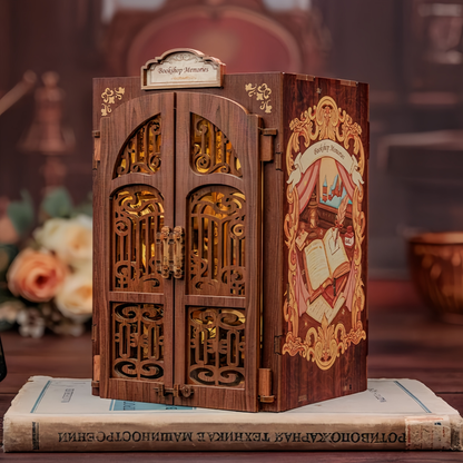 Bookstore Memories Owl Bookshop DIY Miniature House - English Instructions