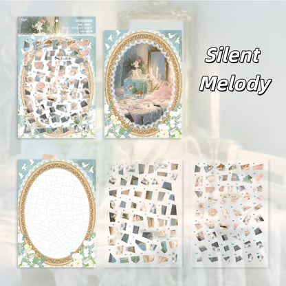 Searching for Secrets in the Fog 3D Sticker | 3 Cute Miniature Scenes