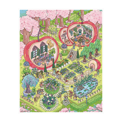 Summer Time 3D Sticker | 2 Cute Miniature Scenes