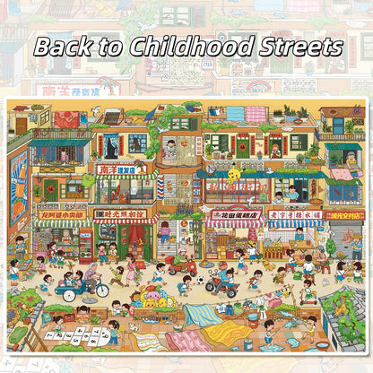 Street Views 3D Sticker | 6 Cute Miniature Scenes