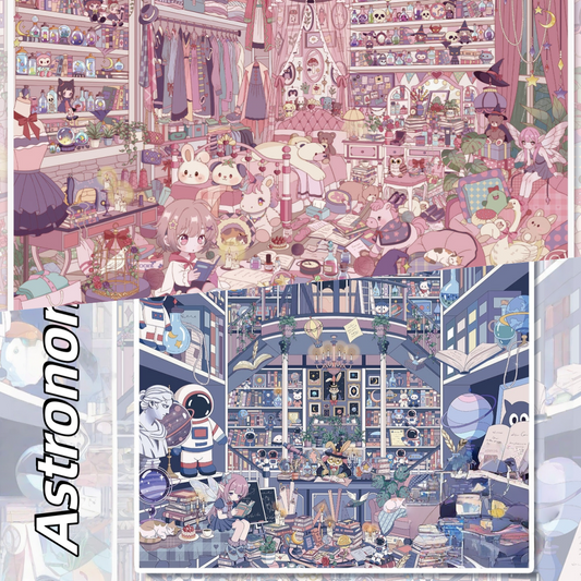 The Witch Series 3D Sticker | 2 Cute Miniature Scenes