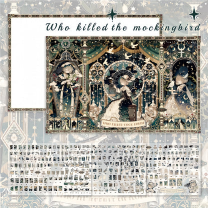 Whispers in the Withered Woods 3D Sticker | 2 Cute Miniature Scenes