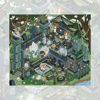 Exploring Ancient Tombs 3D Sticker
