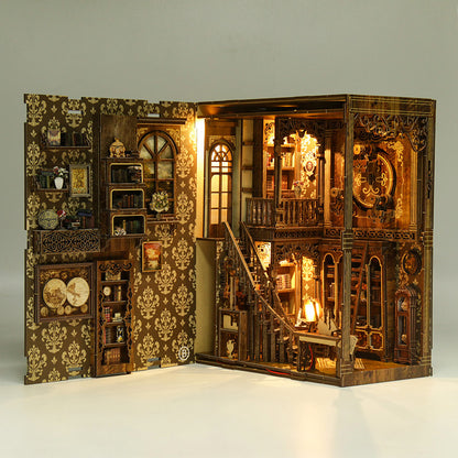 Antique Book Collector's Room DIY Miniature House - English Instructions
