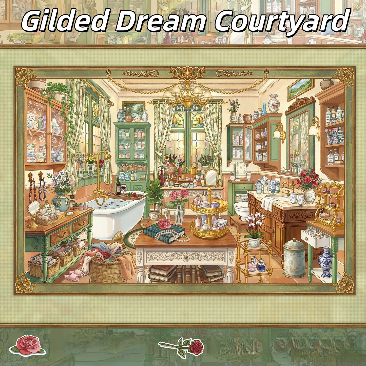 Dreamy Spaces 3D Sticker | 5 Cute Miniature Scenes