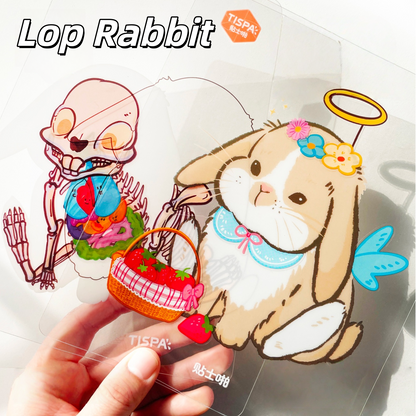 Anatomical Restoration 3D Sticker | 4 Cute Miniature Scenes