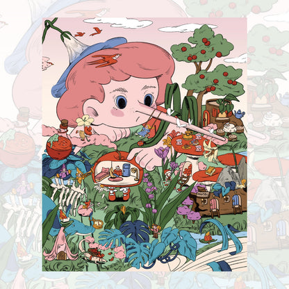 Fairy Tale Wonder Adventure 3D Sticker