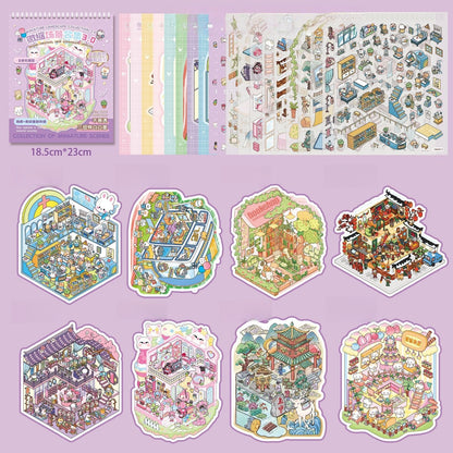 YoYo Town 3D Sticker Book