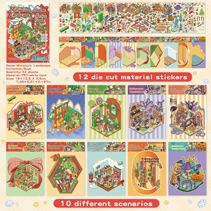 Christmas Series 3D Sticker Book