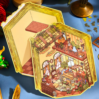Stardream Prince 3D Sticker | 4 Cute Miniature Scenes